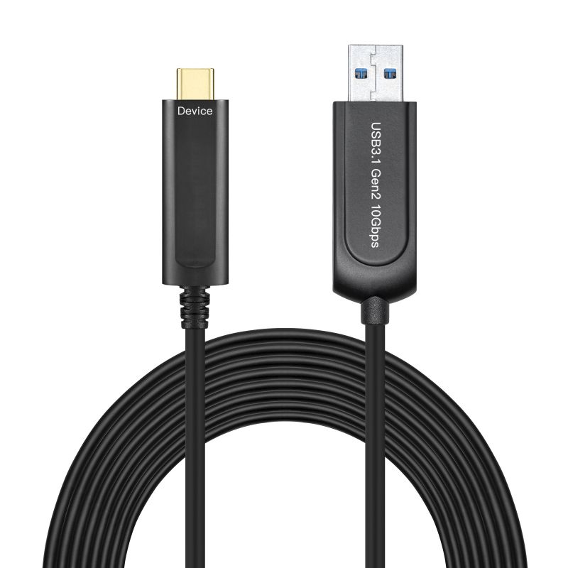 USB3.1 AM 转 USB-C 活动光缆