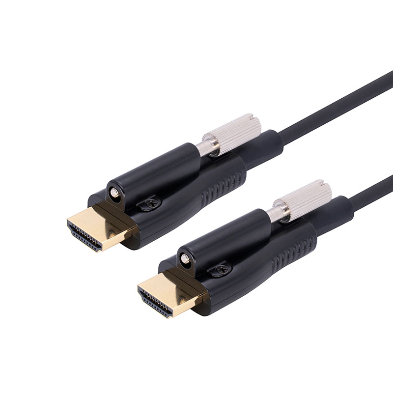 带螺丝的HDMI 4K A型活动光缆
